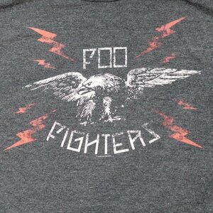 Foo Fighters Shirt Large Gray Heather 2008